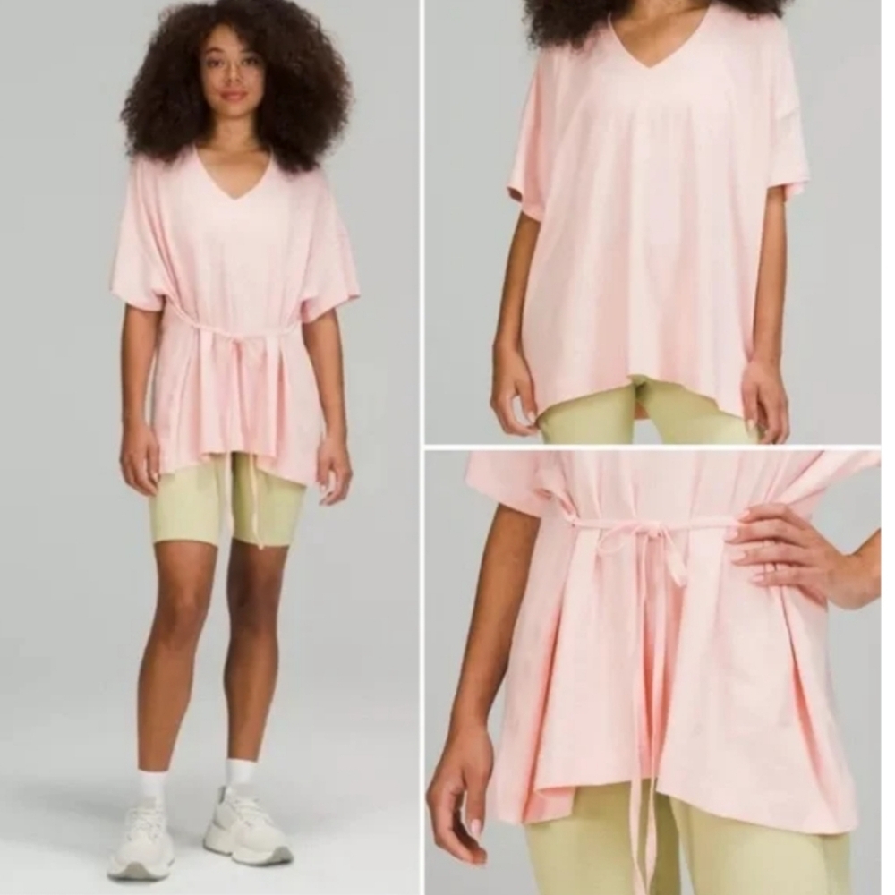 lululemon athletica Pink Short Sleeve Tee